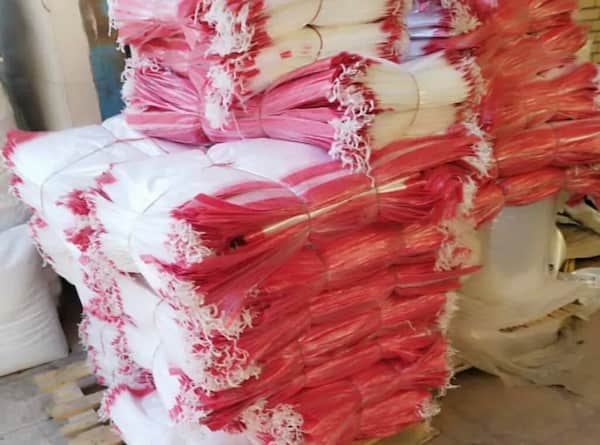 تصویر 2 از گونی صورتی رنگ جذاب برای بسته بندی کشاورزی